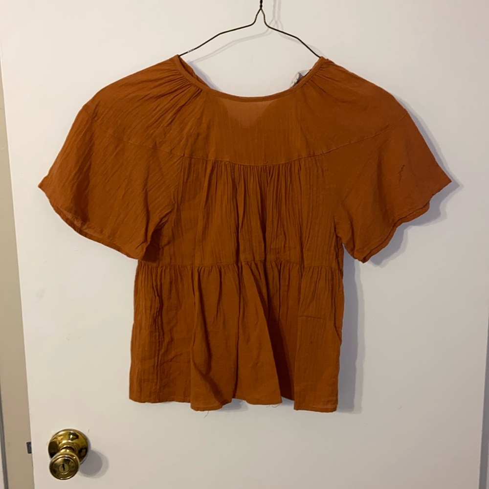 Burnt Orange blouse